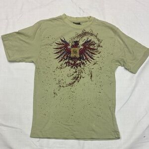 Men's Graphic T-Shirt in Olive Green